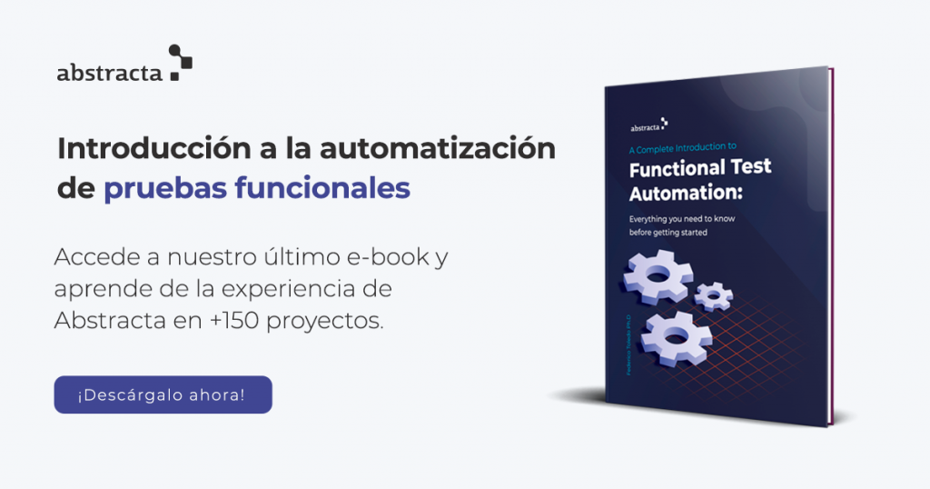 E-book con una completa introducción a la automatización de pruebas funcionales