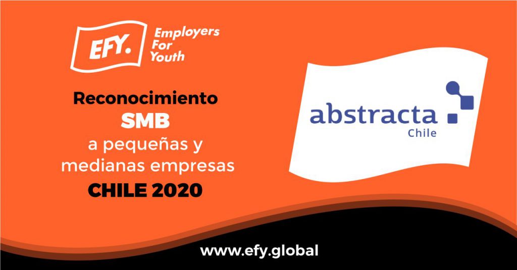 Abstracta Chile entre las mejores empresas para Jóvenes Profesionales en 2020, por Employers for Youth de FirstJob en su séptima edición